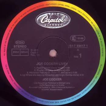 Joe Cocker: Joe Cocker Live