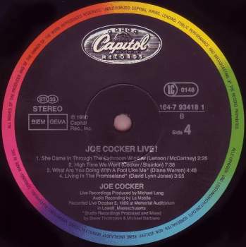 Joe Cocker: Joe Cocker Live