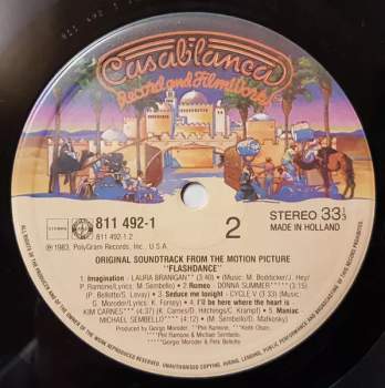 Various: Flashdance (Original Soundtrack From The Motion Picture)