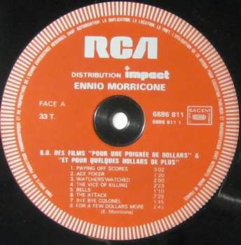 The Ennio Morricone Orchestra: (Bande Originale Des Films) Pour Une Poignee De Dollars  (et) Et Pour Quelques Dollars De Plus