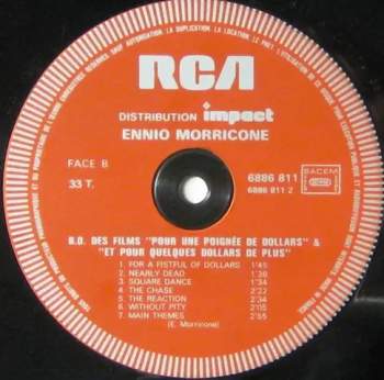The Ennio Morricone Orchestra: (Bande Originale Des Films) Pour Une Poignee De Dollars  (et) Et Pour Quelques Dollars De Plus