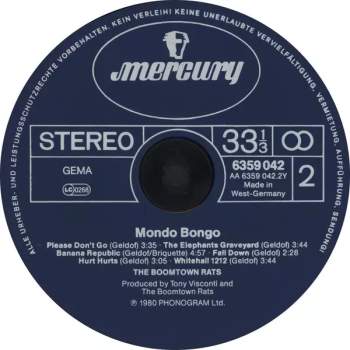 The Boomtown Rats: Mondo Bongo