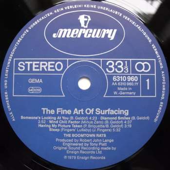 The Boomtown Rats: The Fine Art Of Surfacing