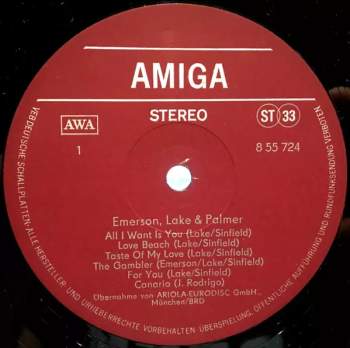 Lake & Palmer Emerson: Emerson, Lake & Palmer