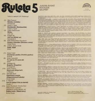 Various: Ruleta 5 (Jugoslávské Rockové Skupiny)