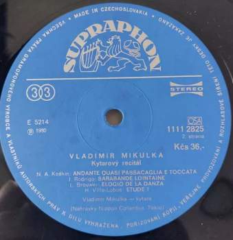 Vladimír Mikulka: Kytarový Recitál