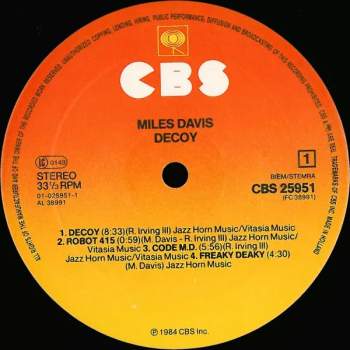 Miles Davis: Decoy