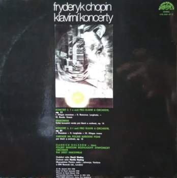 Frédéric Chopin: Klavírní Koncerty (2xLP - 83 2)