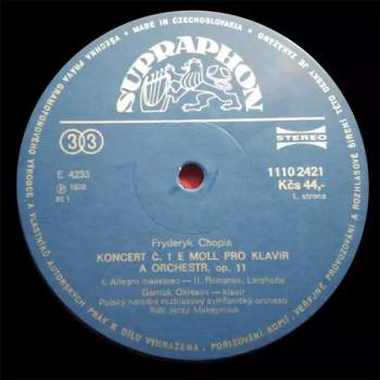 Frédéric Chopin: Klavírní Koncerty (2xLP - 83 2)