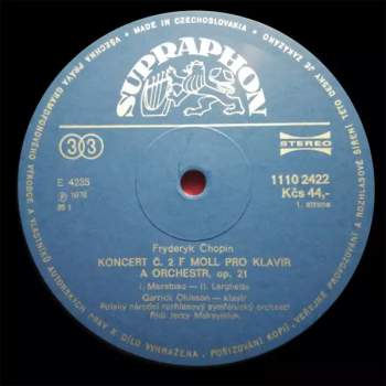 Frédéric Chopin: Klavírní Koncerty (2xLP - 83 2)
