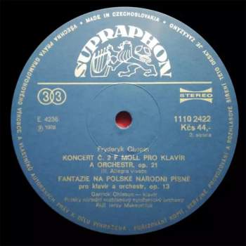 Frédéric Chopin: Klavírní Koncerty (2xLP - 83 2)