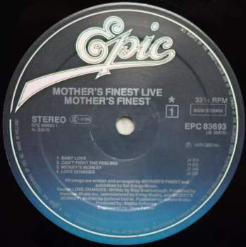 Mother's Finest: Mother's Finest Live