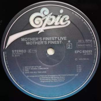 Mother's Finest: Mother's Finest Live