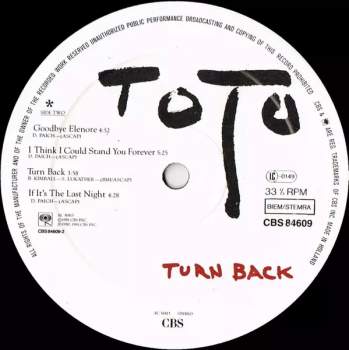 Toto: Turn Back