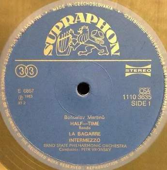 Bohuslav Martinů: Half-time • La Bagarre • Intermezzo • Thunderbolt P-47 • The Rock