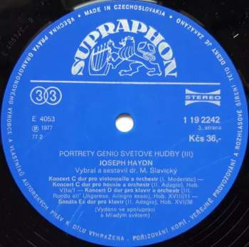 Joseph Haydn: Géniové Světové Hudby III. (2xLP + BOX)