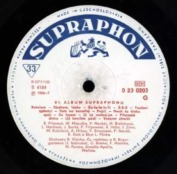 Various: VI. Album Supraphonu