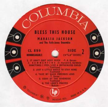 Mahalia Jackson: Bless This House