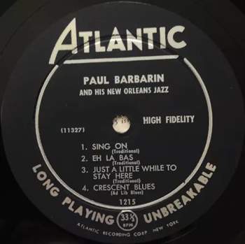 Paul Barbarin: Paul Barbarin And His New Orleans Jazz