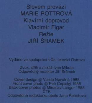 Marie Rottrová: Divadélko Pod Věží