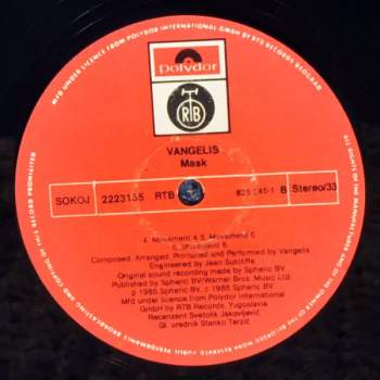 Vangelis: Mask