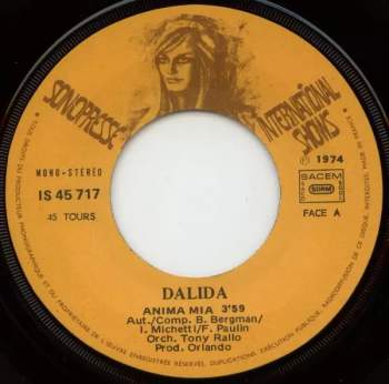 Dalida: Anima Mia / Ta Femme