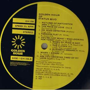 Status Quo: Golden Hour Of Status Quo