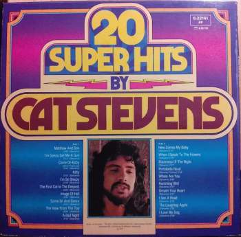 Cat Stevens: 20 Super Hits By Cat Stevens