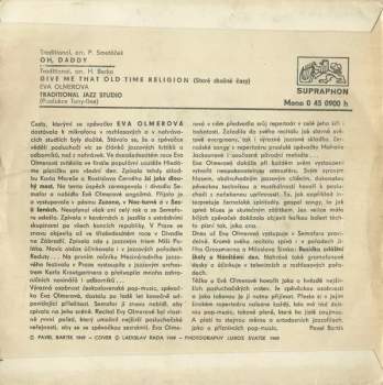 Traditional Jazz Studio: Oh, Daddy / Give Me That Old Time Religion
