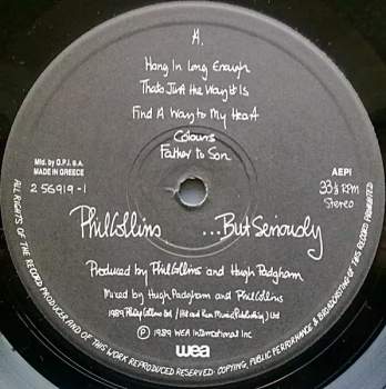 Phil Collins: ...But Seriously