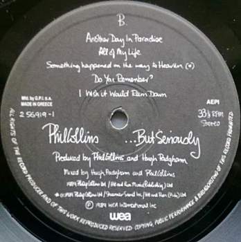 Phil Collins: ...But Seriously