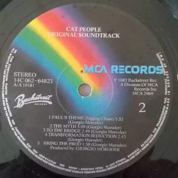 Giorgio Moroder: Cat People (Original Soundtrack)