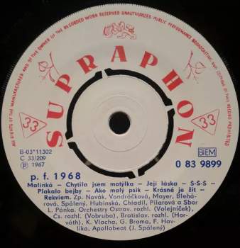 Various: Supraphon PF 1968