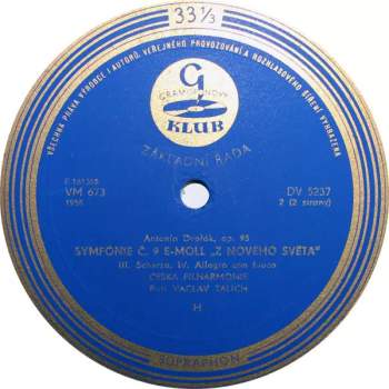 The Czech Philharmonic Orchestra: Symfonie Č. 9 E-moll, Op. 95 „Z Nového Světa”
