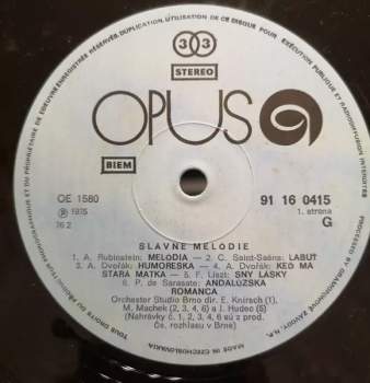 Various: Slávne Melódie = Famous Melodies