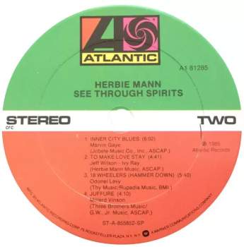 Herbie Mann: See Through Spirits