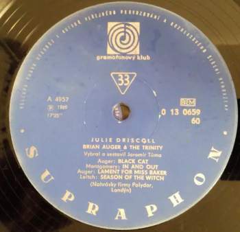 Brian Auger & The Trinity Julie Driscoll: Julie Driscoll Brian Auger & Trinity