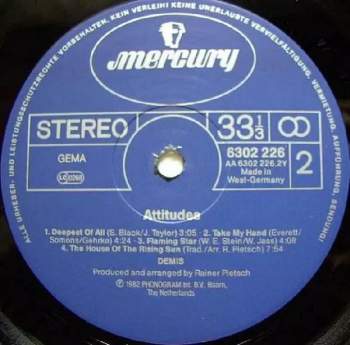 Demis Roussos: Attitudes