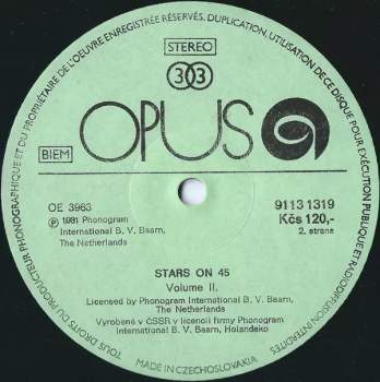 Stars On 45: Stars On 45  (Volume II)