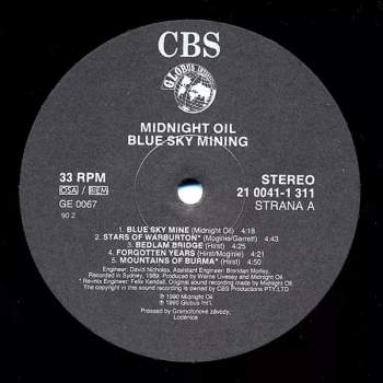 Midnight Oil: Blue Sky Mining