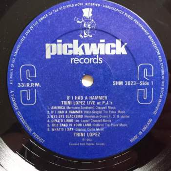 Trini Lopez: If I Had A Hammer Live