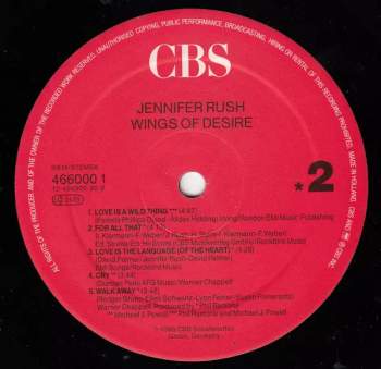 Jennifer Rush: Wings Of Desire