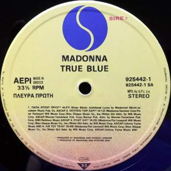 Madonna: True Blue