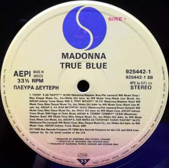 Madonna: True Blue