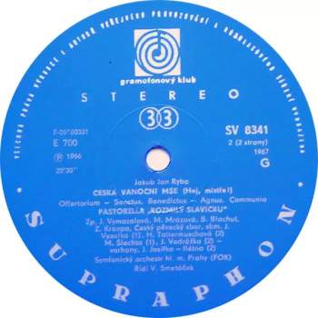 Jakub Jan Ryba: Česká Duchovní Hudba Baroka A Klasicismu  České lidové písně / Cestami českých sběratelů (2xLP + BOOKLET)