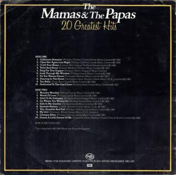 The Mamas & The Papas: 20 Greatest Hits