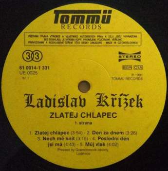 Ladislav Křížek: Zlatej Chlapec