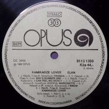 Elán: Kamikadze Lover