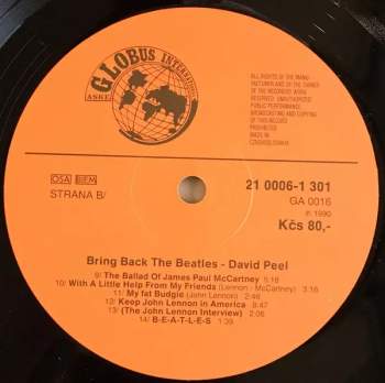 David Peel & The Apple Band: Bring Back The Beatles