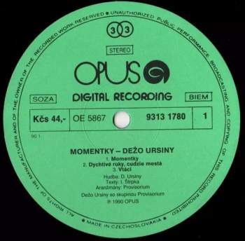 Dežo Ursiny: Momentky
